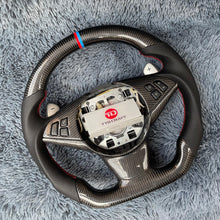 Charger l&#39;image dans la galerie, TTD Craft BMW 5 SERIES E60 E61 / 6 SERIES E63 E64 Carbon Fiber Steering Wheel with Paddle shifter
