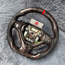 Carregar imagem no visualizador da galeria, TTD Craft Acura 2009-2014 TSX Sport Wagon Edição Especial Honda CU2 Volante de fibra de carbono forjado com flocos vermelhos

