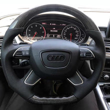 Charger l&#39;image dans la galerie, TTD Craft   Audi A4  A6 A7 A8 A8L Q3 Q5 Q7 Carbon Fiber Steering Wheel
