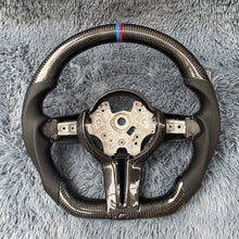 Lade das Bild in den Galerie-Viewer, TTD Craft  BMW M5  M6 F10 F11 F06 F12 F13 F01 F02 F03 F04 F85 F86 Carbon Fiber  Steering Wheel
