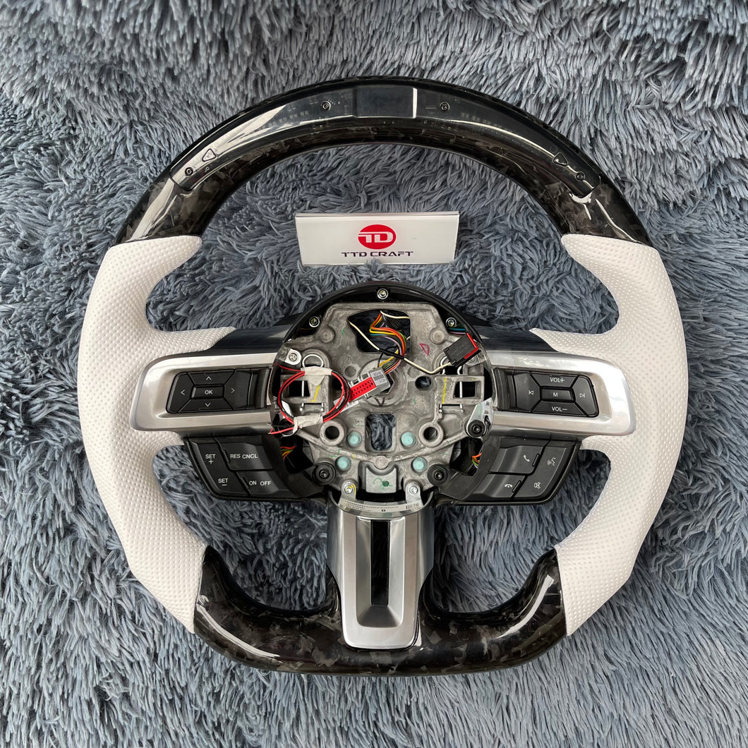 TTD Craft  2018-2023 Mustang  Carbon Fiber Steering Wheel