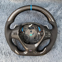 Lade das Bild in den Galerie-Viewer, TTD Craft BMW 1 SERIES F20 F21 / 2 SERIES F22 F23 / 3 SERIES F30 F31 F35 / 4 SERIES F32 F33 F36 Carbon Fiber Steering wheel with paddle shifter
