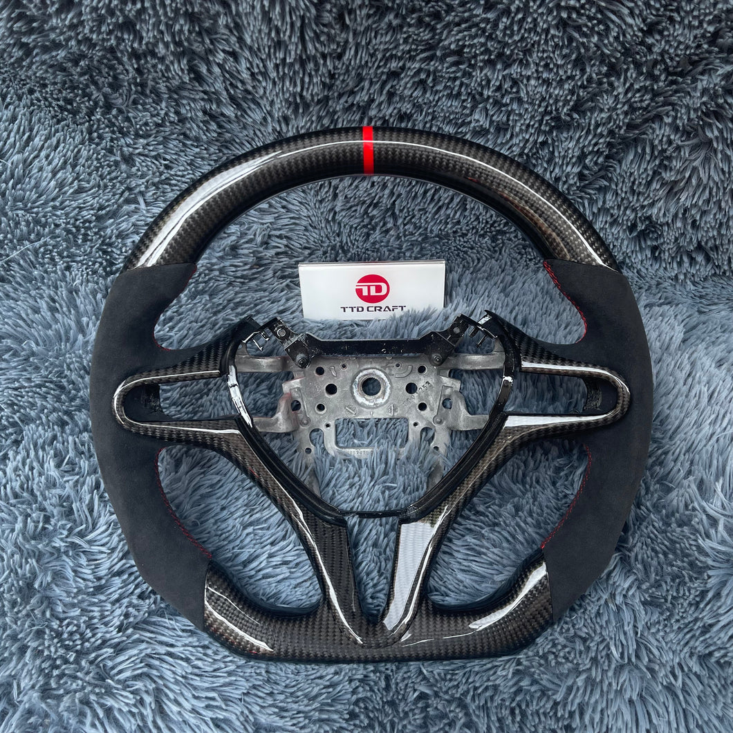 TTD Craft  8th gen Civic 2006-2011  FA FD SI  Carbon Fiber Steering Wheel