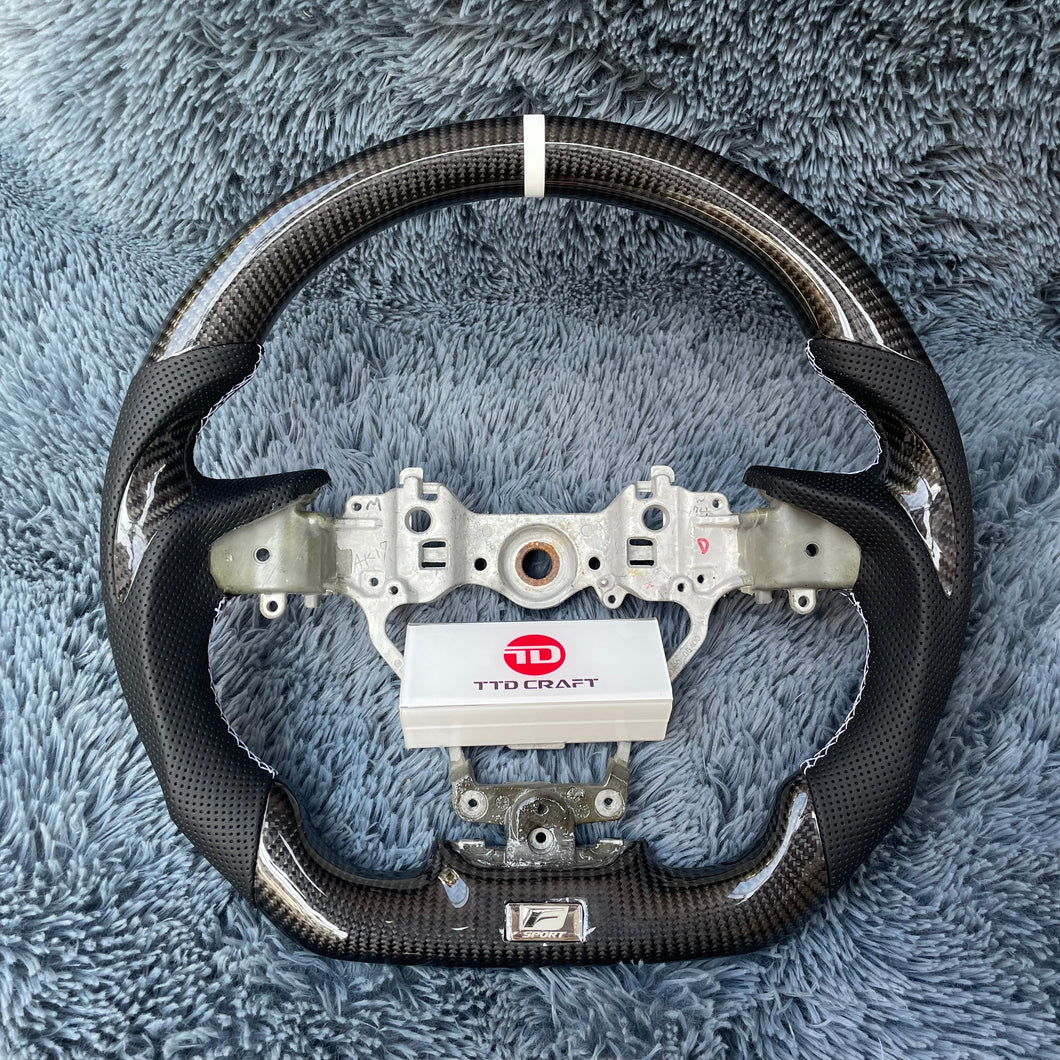 TTD Craft  2013-2015  Lexus GS350 450 / ES300 ES350 /RX 350 450 Carbon Fiber Steering Wheel