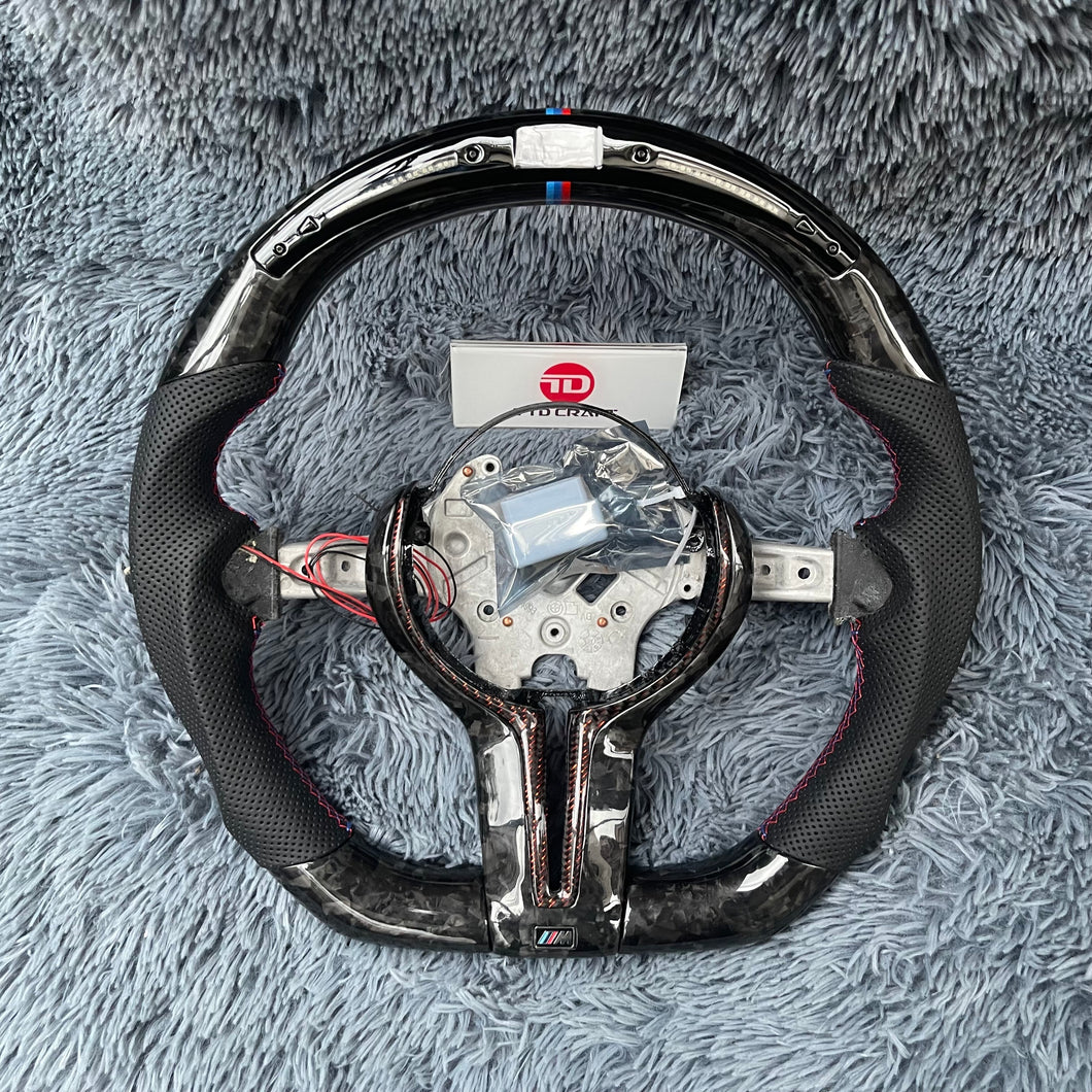 TTD Craft BMW M2 M3 M4 F20 F21 F22 F23 F45 F30 F80 F31 F35 F32 F33 F36 F48 F49 F39 F25 F26 F15 Carbon Fiber Steering Wheel