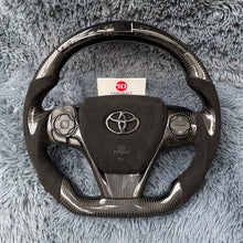 Load image into Gallery viewer, TTD Craft 7th gen Camry  2012-2014  Venza 2013-2019  Carbon  Fiber  Steering wheel
