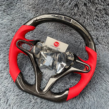 Charger l&#39;image dans la galerie, TTD Craft  8th gen Civic 2006-2011  FA FD SI  Carbon Fiber Steering Wheel with led
