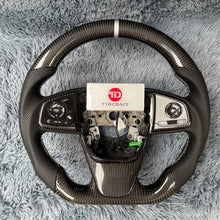 Charger l&#39;image dans la galerie, TTD Craft 2017-2018 CRV EX LX EX-L Carbon Fiber Steering Wheel
