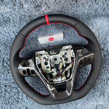 Charger l&#39;image dans la galerie, TTD Craft  Ford 2013-2019 Ford  Taurus  /2011-2014 Edge / 2011-2015 Explorer /2011-2020 Flex Carbon Fiber Steering Wheel
