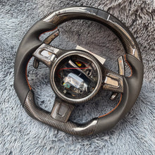 Charger l&#39;image dans la galerie, TTD Craft  Porsche 911 GT3 Boxster Cayman Cayenne Panamera Carbon Fiber Steering Wheel with led
