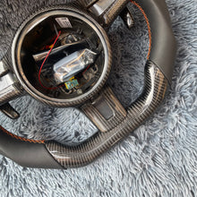 Load image into Gallery viewer, TTD Craft  Porsche 911 GT3 Boxster Cayman Cayenne Panamera Carbon Fiber Steering Wheel with led
