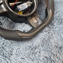 Carregar imagem no visualizador da galeria, TTD Craft Porsche 911 GT3 Boxster Cayman Cayenne Panamera Volante de fibra de carbono com led
