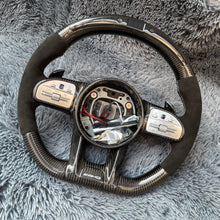 Charger l&#39;image dans la galerie, TTD Craft Benz AMG G63 S63 W222 C217 C222 W213 W167 G500 G350 Carbon Fiber Steering Wheel with led
