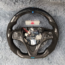 Charger l&#39;image dans la galerie, TTD Craft  2015-2020 TLX  Type S A-Spec Advance Package SH-AWD V6 / 2014-2020 MDX Sport Hybrid SH-AWD V6 Carbon fiber Steering Wheel with led
