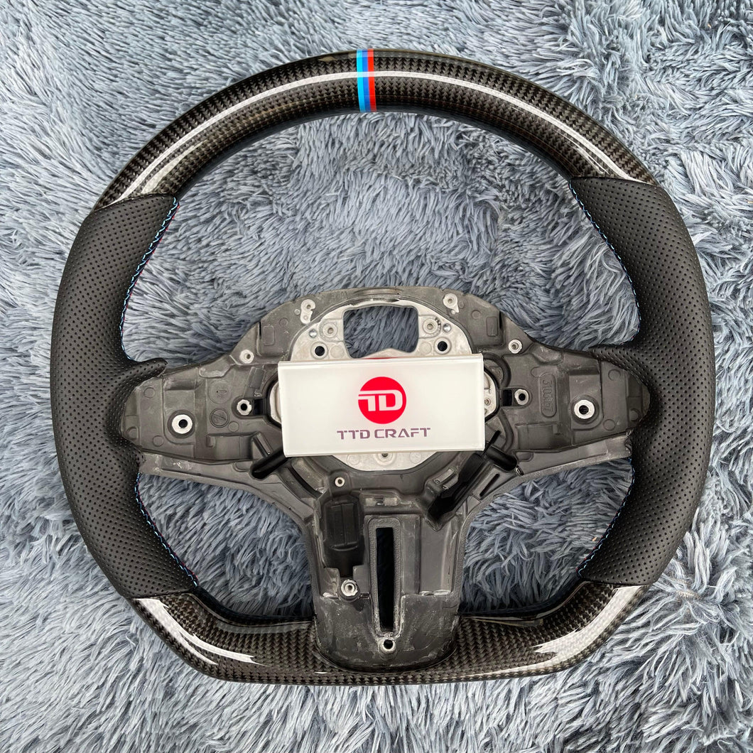 TTD Craft  BMW F90 G30 G38 G12 G01  Carbon  Fiber  Steering wheel