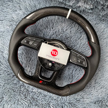 Carregar imagem no visualizador da galeria, TTD Craft Audi B9 A3 A4 A5 S3 S4 S5 RS3 RS4 RS5 Volante esportivo de fibra de carbono
