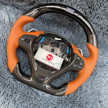 Lade das Bild in den Galerie-Viewer, TTD Craft  bmw 1 SERIES F20 F21 / 2 SERIES F22 F23 / 3 SERIES F30 F31 F35 / 4 SERIES F32 F33 F36 SPORT Carbon Fiber Steering Wheel with Paddle shifter
