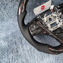 Carregar imagem no visualizador da galeria, TTD Craft 2015-2020 TLX Type S A-Spec Advance Package SH-AWD V6 / 2014-2020 MDX Sport Hybrid SH-AWD V6 Volante de fibra de carbono forjado com flocos vermelhos
