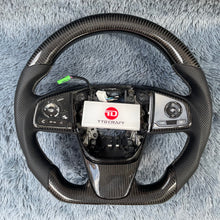 Lade das Bild in den Galerie-Viewer, TTD Craft 2017-2018 CRV EX LX EX-L Carbon Fiber Steering Wheel
