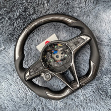 Carregar imagem no visualizador da galeria, Volante de fibra de carbono TTD Craft Alfa Romeo 2014-2017 Giulia Stelvio
