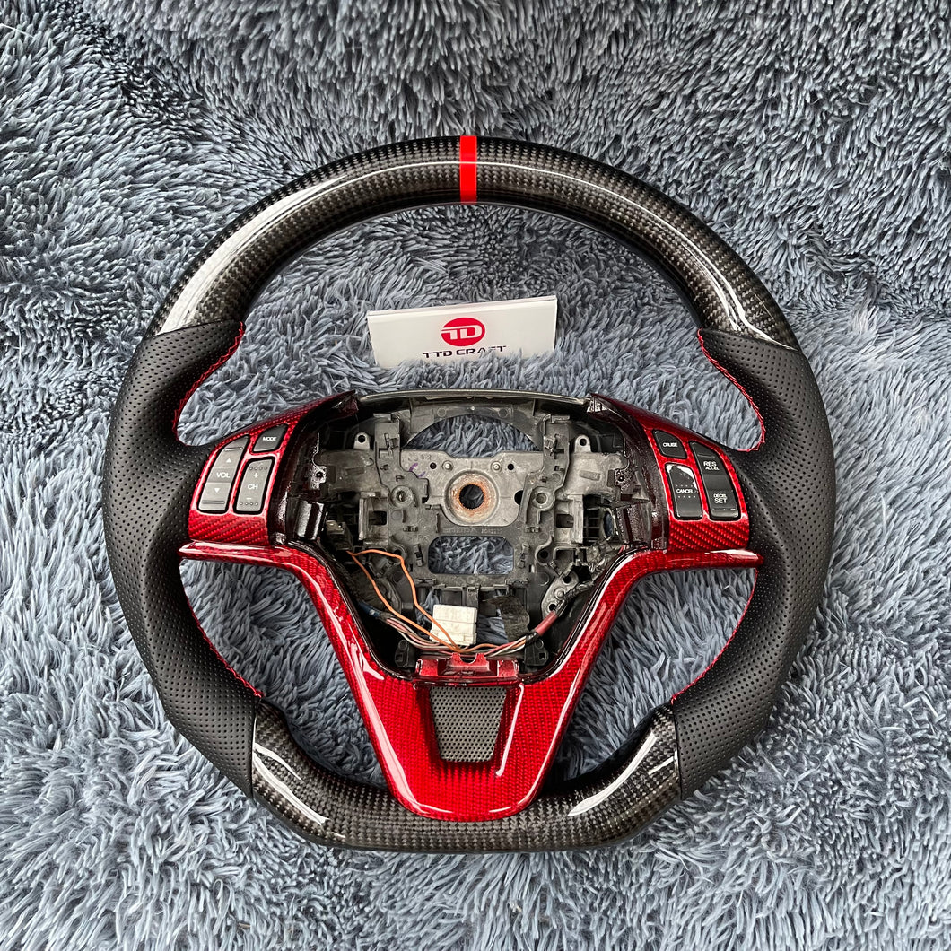 TTD Craft  2007-2011  CRV  EX LX SE Carbon Fiber Steering Wheel