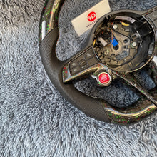 Carregar imagem no visualizador da galeria, TTD Craft Alfa Romeo 2014-2017 Giulia Stelvio Volante forjado em fibra de carbono com flocos coloridos
