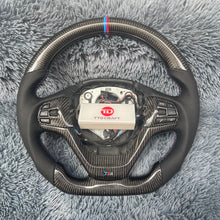 Carregar imagem no visualizador da galeria, Volante de fibra de carbono TTD Craft BMW X3 F25 / X4 F26 / X5 F15 / X6 F16
