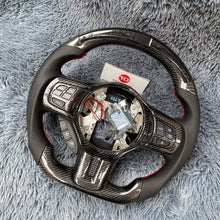 Lade das Bild in den Galerie-Viewer, TTD Craft 2008-2015 Evo X Carbon Fiber Steering Wheel with Japan led
