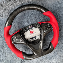 Charger l&#39;image dans la galerie, TTD Craft  2015-2020 TLX  Type S A-Spec Advance Package SH-AWD V6 / 2014-2020 MDX Sport Hybrid SH-AWD V6 Carbon fiber Steering Wheel
