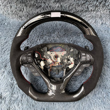 Lade das Bild in den Galerie-Viewer, TTD Craft  Acura 2009-2014  TL /2010-2014 ZDX Special Edition  SH-AWD  Advance Packege V6  Carbon Fiber Steering Wheel with led
