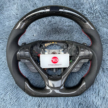 Carregar imagem no visualizador da galeria, TTD Craft Acura 2009-2014 TL /2010-2014 ZDX Edição Especial SH-AWD Advance Packege V6 Volante de fibra de carbono com led
