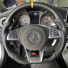 Load image into Gallery viewer, Carbon Fiber Steering Wheel For Mercedes C63S AMG | TTD Craft
