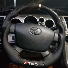 Load image into Gallery viewer, Gloss Carbon Fiber Steering Wheel Toyota 2007-2013 Tundra Sequoia |TTD Craft
