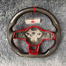 Загрузить изображение в средство просмотра галереи, Custom VW Mk7 /MK7.5  GTI R Jetta Carbon Fiber Steering Wheel |TTD Craft
