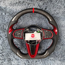 Загрузить изображение в средство просмотра галереи, Acura RDX Carbon Fiber Steering Wheel 2019-2025 With Carbon Grips |TTD Craft
