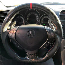 將圖片載入圖庫檢視器 Flat Bottom Carbon Fiber Steering Wheel Acura TL 2007 2008 |TTD Craft
