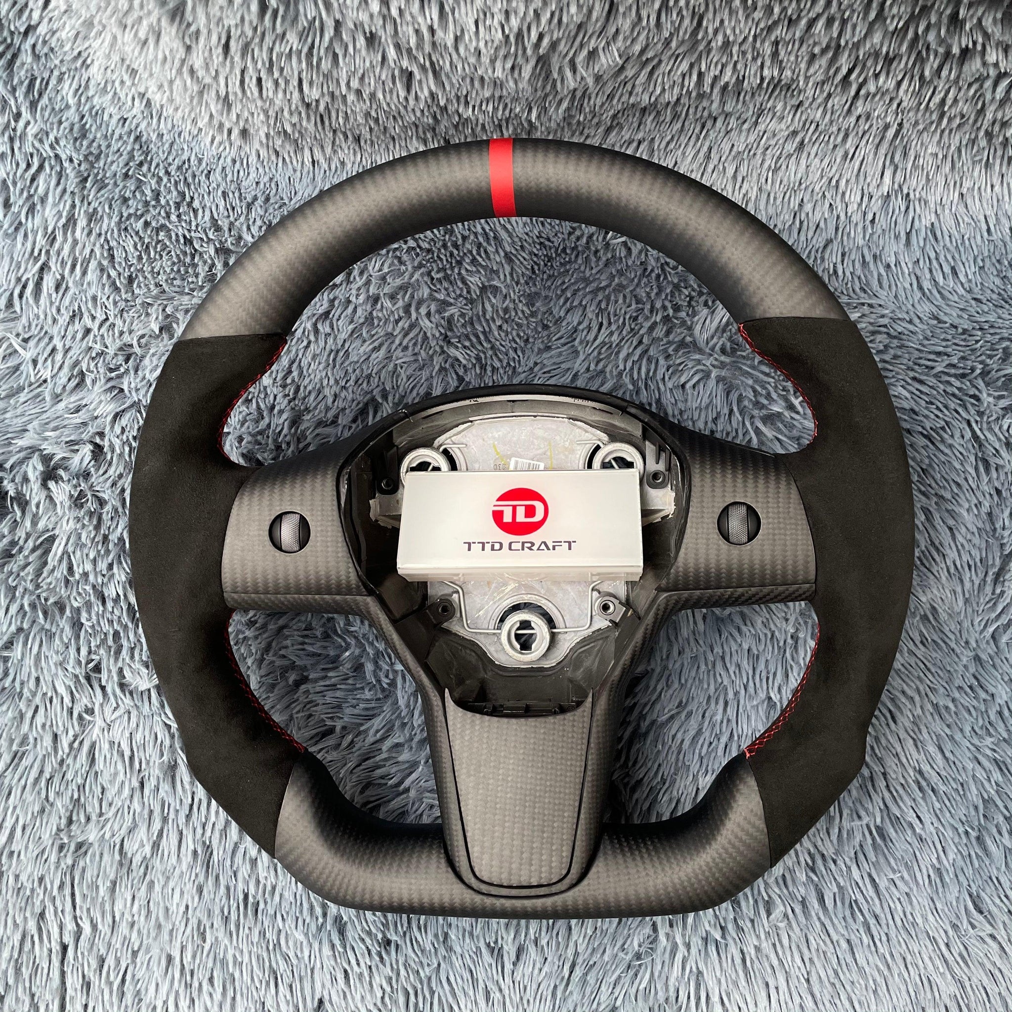 Model Ttd TTD Craft Tesla Model 3 Y Carbon Fiber Steering Wheel – TTD CRAFT
