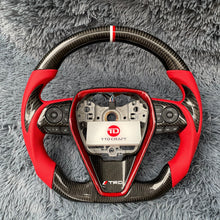 Carregar imagem no visualizador da galeria, Volante de fibra de carbono TTD Craft 8ª geração Camry 2018 - 2024 SE XSE TRD V6 V4 Avalon Venza
