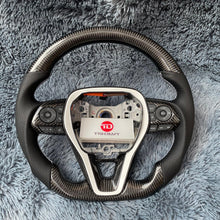 Charger l'image dans la galerie, Toyota RAV4 2019-2026 Custom Carbon Fiber Steering Wheel Upgrade | TTD Craft
