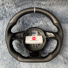 Cargar imagen en el visor de la galería, Volante de fibra de carbono TTD Craft para Audi A3, A4, A5, A6, A7, A8, S3, S4, S5, S6, S7, S8, RS3, RS4, RS5, RS6 y SQ5.
