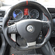 Custom Carbon Fiber Steering Wheel for Volkswagen Golf MK5 GTI |TTD Craft