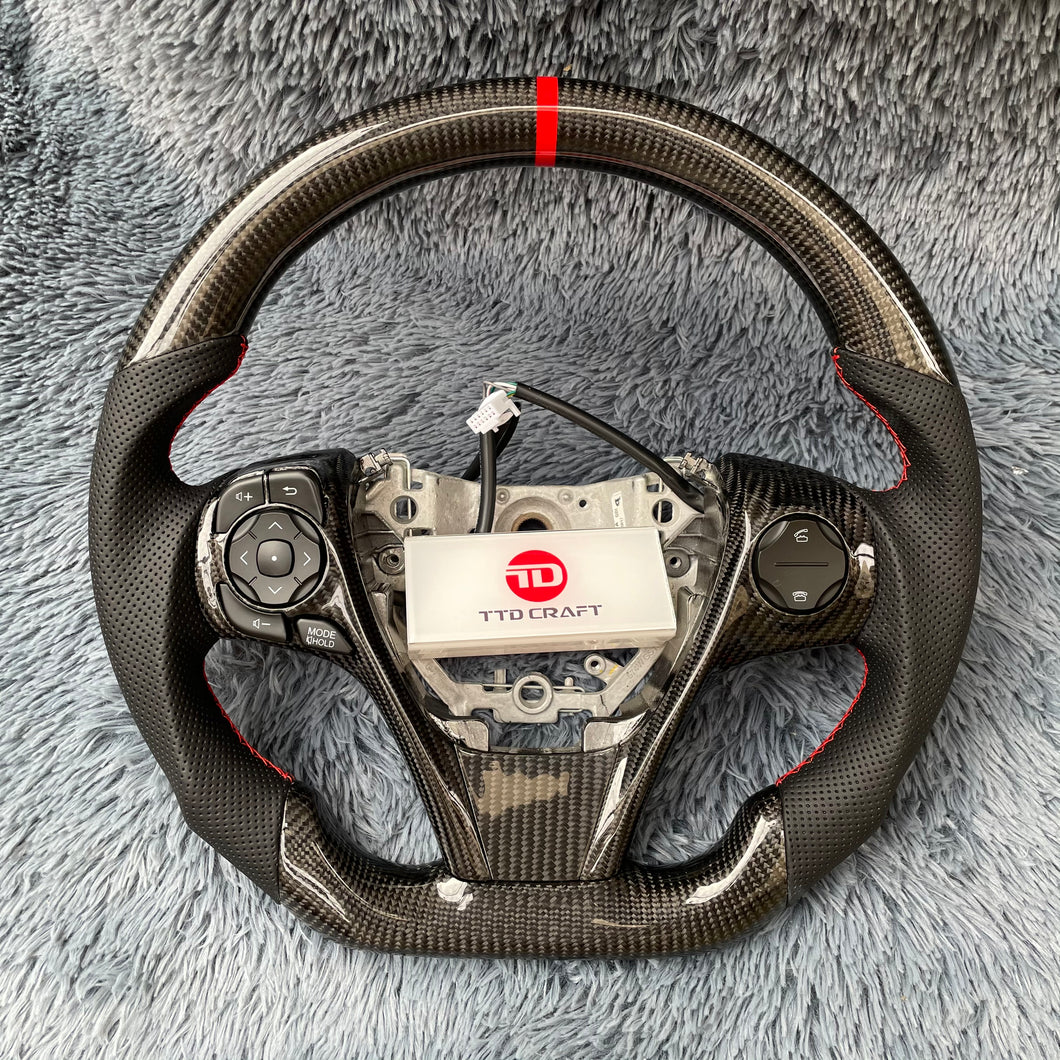 TTD Craft 7th gen Camry  2012-2014  Venza 2013-2019  Carbon  Fiber  Steering wheel