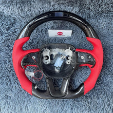 Загрузить изображение в средство просмотра галереи, Carbon Fiber Steering Wheel for 2016-2023 Dodge Charger Challenger | TTD Craft
