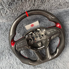 將圖片載入圖庫檢視器 Carbon Fiber Steering Wheel for Dodge 2016-2023 Charger Challenger / 2014-2023 Durango| TTD Craft
