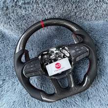 將圖片載入圖庫檢視器 Carbon Fiber Steering Wheel for Dodge Charger Challenger Durango | TTD Craft
