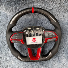 將圖片載入圖庫檢視器 Custom Carbon Fiber Steering Wheel for Dodge Charger 15-23 | TTD Craft
