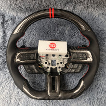 Load image into Gallery viewer, TTD Craft  2018-2023 Mustang  Carbon Fiber Steering Wheel
