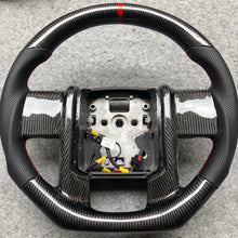 Charger l'image dans la galerie, Custom Carbon Fiber Steering Wheel for 2008-2010 Ford 250-550XL | TTD Craft

