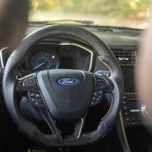 Load image into Gallery viewer, Ford Fusion Mondeo Edge Carbon Fiber Steering Wheel (2013-2020) | TTD Craft
