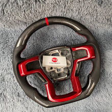 Загрузить изображение в средство просмотра галереи, 2017-2022 Ford F250 F350 Custom Carbon Fiber Steering Wheel | TTD Craft

